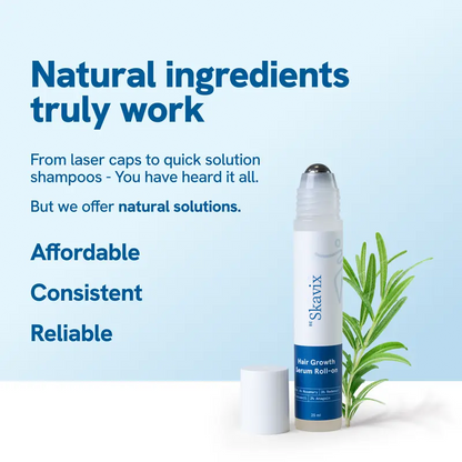 Hair Growth Roll-On Serum – See hair growth in 4 weeks-
