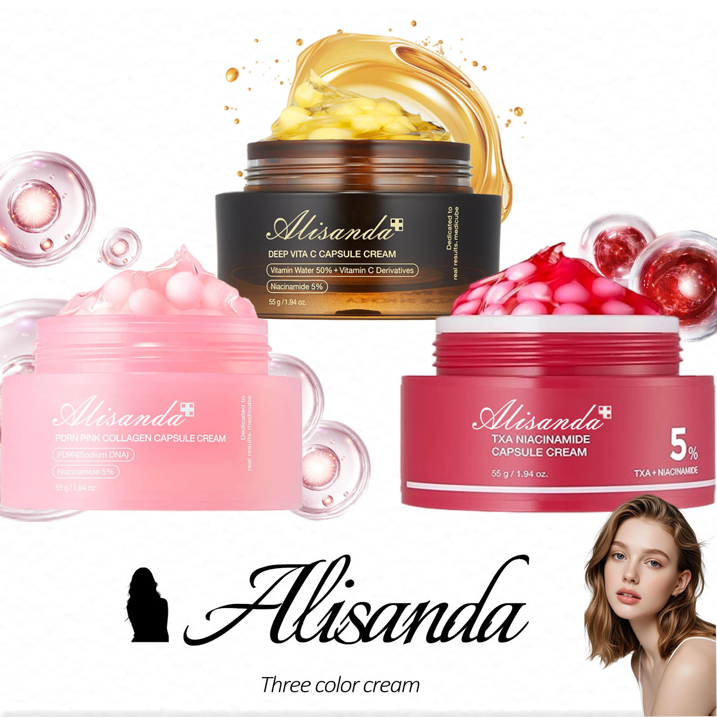 Capsule Cream SET for Glass Glow Skin