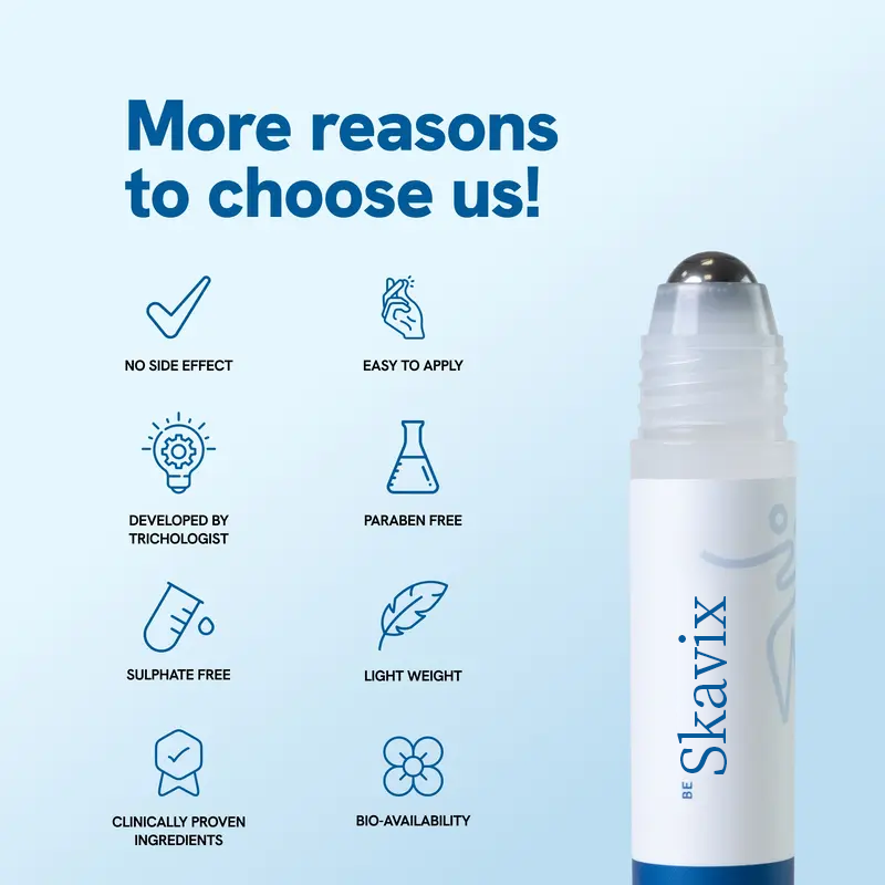 Hair Growth Roll-On Serum – See hair growth in 4 weeks-