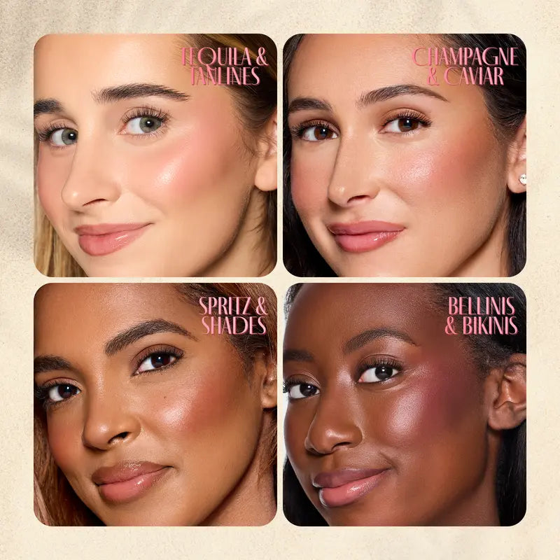 Double-Ended Cream Blush & Bronzer Multi Stick – Free Dual Blending Brush | Multi-Use Cheek & Lip Tint Stick